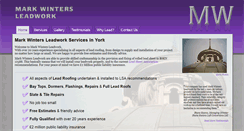 Desktop Screenshot of markwintersleadwork.co.uk